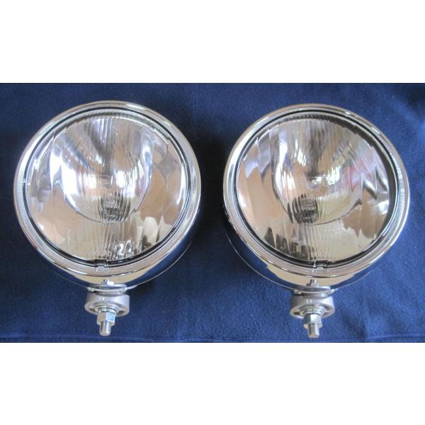IPF クリアー フォグランプ 200φ 12V 100W メッキボディー 2個セット