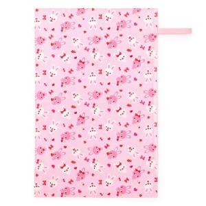 おむつ替えシート ハッピーうさちゃん仲良しうさちゃん 水玉ピンク オムツ交換シート 赤ちゃん ベビー 出産祝い