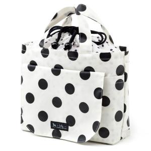 おむつポーチ M  polka dot large