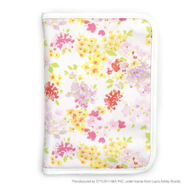 LAURA ASHLEY 母子手帳ケース ファスナータイプ Amelie 母子手帳カバー 赤ちゃん ...