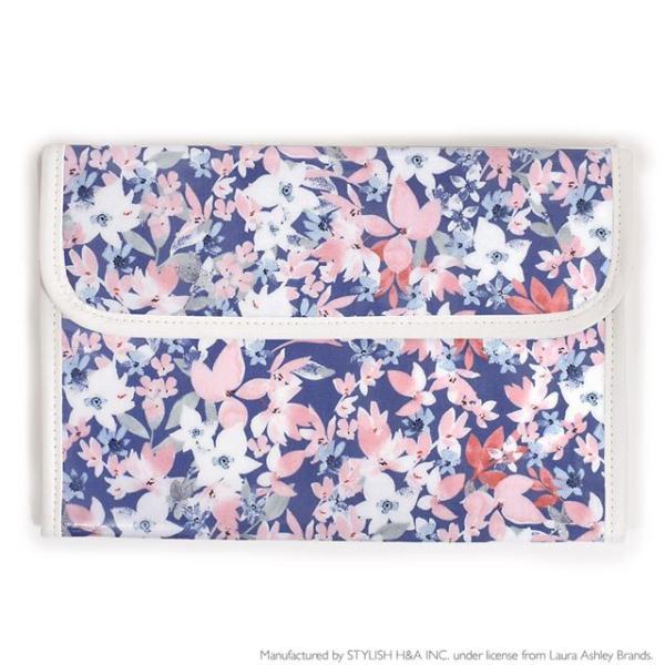 LAURA ASHLEY 母子手帳ケース ジャバラタイプ Floret 母子手帳カバー 赤ちゃん ベ...