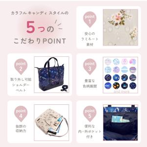 マチ付きレッスンバッグ ラミネート お稽古バッ...の詳細画像1