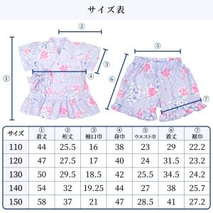 子ども 甚平 じんべい 人気柄ラインナップ 女...の詳細画像2