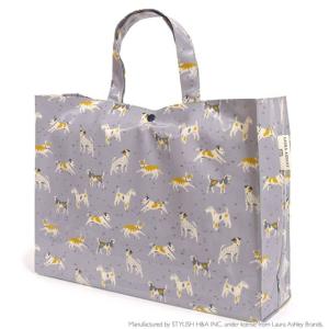 LAURA ASHLEY プールバッグ ラミネートバッグスクエアタイプ