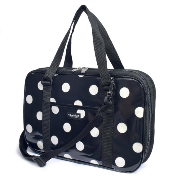 decor PolkaDot 書道・習字バッグ polka dot large(twill・blac...