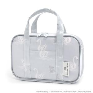 LAURA ASHLEY 裁縫・ソーイングバッグ(ミササ製 裁縫セット付き) Swans (裁縫セット 小学校 中学校 ミササ)