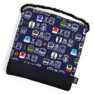 ざぶとん キルティング 電車の顔コレクション 座布団 子供用 幼稚園 小学校 子供 学校用 ゴム付き 小学校