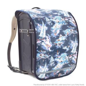 LAURA ASHLEY ランドセルカバー 反射材(リフレクター)付き Riviera (雨 撥水 かわいい おしゃれ)