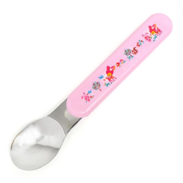 スプーン うさちゃんバンビと森のおともだち 子供用 こども 子供 幼稚園 ゆうパケット配送