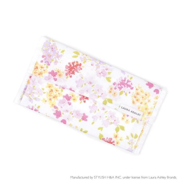 LAURA ASHLEY 抗菌マスクケース ダブルポケット Amelie 持ち運び 携帯 収納 マス...
