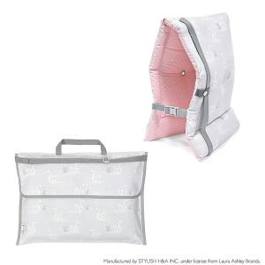 LAURA ASHLEY 入園入学シリーズ 防災頭巾・カバー2点セット スタンダード Swans 防災頭巾 クッション 防犯訓練 おしゃれ 小学生