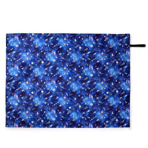 レジャーシート 2〜3人用 90cm×120cm はっ水・軽量タイプ 未来の惑星探査と宇宙船 幼稚園...