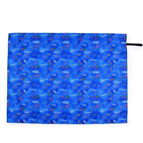 レジャーシート 2〜3人用 (90cm×120cm) 撥水・軽量タイプ ブルーラグーン