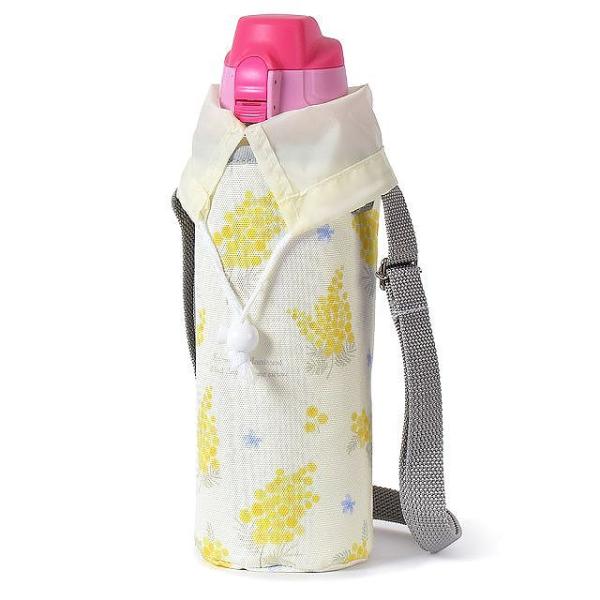 水筒カバー ラージタイプ 撥水・軽量タイプ ミモザフルール