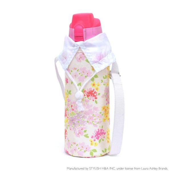 LAURA ASHLEY 水筒カバー ラージタイプ 撥水・軽量タイプ Amelie 子供用 水筒カバ...