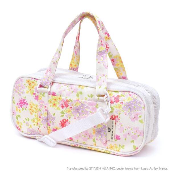 LAURA ASHLEY 画材・絵の具バッグ 撥水・軽量タイプ 絵の具セット ぺんてる 水彩 12m...