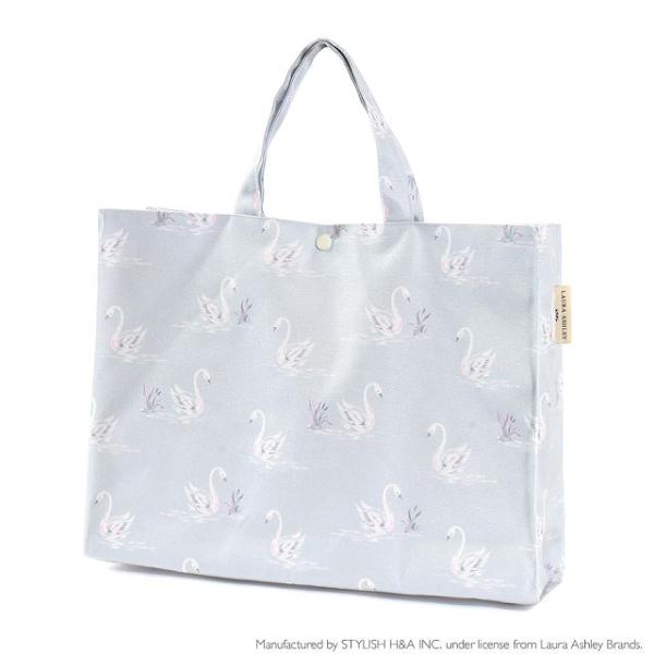 LAURA ASHLEY プールバッグ  スクエアタイプ   撥水・軽量タイプ Swans 水泳バッ...