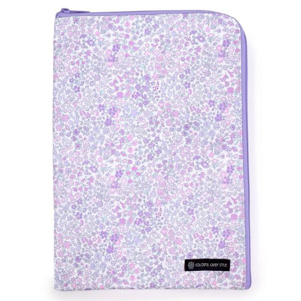 連絡袋 A4サイズ 撥水・軽量タイプ フローラルミスト 連絡帳入れ 連絡帳袋