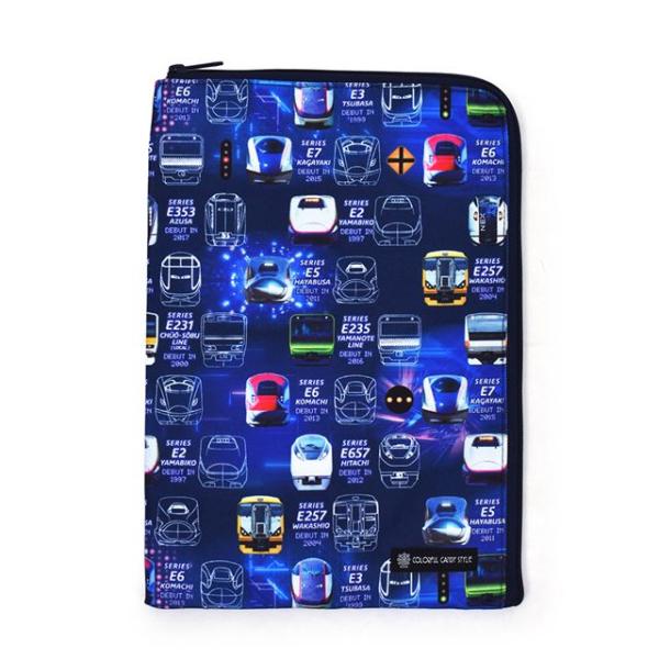 連絡袋 A4サイズ 撥水・軽量タイプ 電車の顔コレクション 連絡帳入れ 連絡帳袋