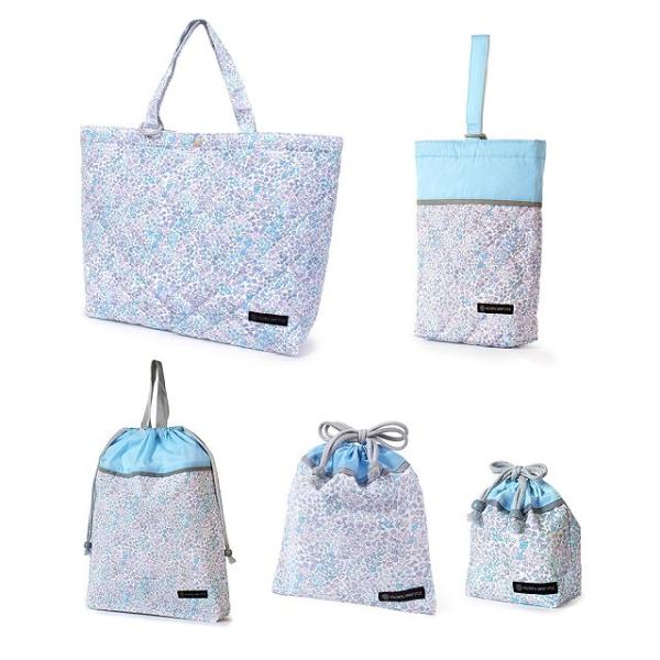 入園入学シリーズ 安心マチ付き5点セット 撥水・軽量タイプ フローラルオアシス レッスンバッグ シュ...