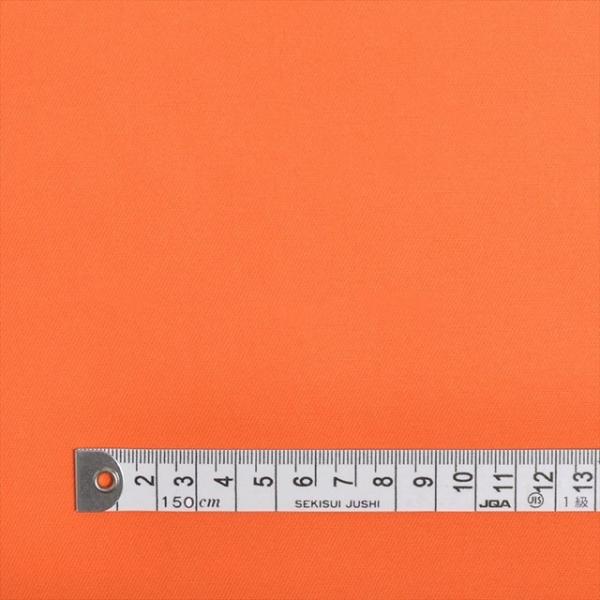 無地ツイル・マンダリンオレンジ ツイル生地 入園入学 入園準備 入学準備 入園グッズ 手作り ゆうパ...