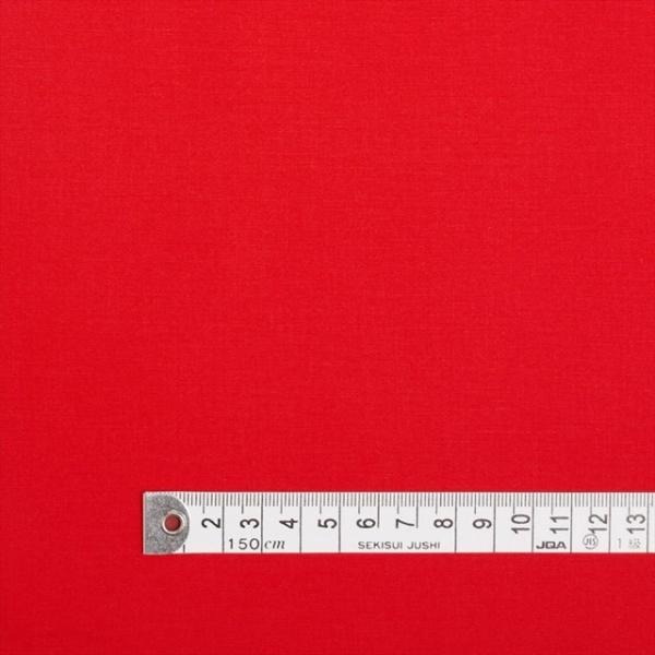 メーカーお取り寄せ 無地ブロード・赤 ブロード生地 入園入学 入園準備 入学準備 入園グッズ 手作り...