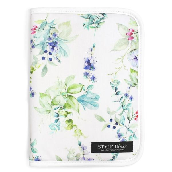 母子手帳ケース ファスナータイプ ボタニカルブーケ リーフ ボタニカル ナチュラル 母子手帳ケース ...