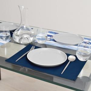 ランチョンマット 2枚セット 30cm×45cm ラミネートタイプ 無地オックス