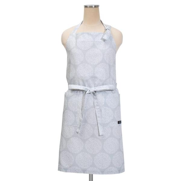 エプロン フルール シンプル おしゃれ かわいい ワンピース カフェ 首掛け 首かけ 洗える ミディ...