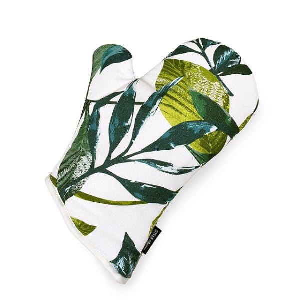 ミトン ボタニカルリーフ リーフ ボタニカル ナチュラル おしゃれ 手袋 キッチン 耐熱 鍋つかみ