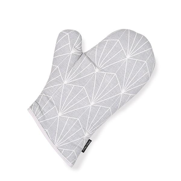 ミトン シルバーライト シルバー グレー 北欧 おしゃれ 手袋 キッチン 耐熱 鍋つかみ