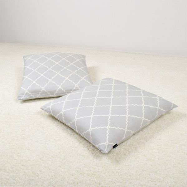 座布団カバー 2枚セット 55cm×59cm モロッコパターン シンプル 座布団 ざぶとん カバー ...