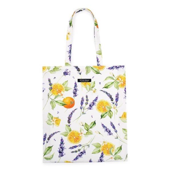 トートバッグ a3 布製 折りたたみ コンパクト ソレイユ ホワイト オレンジ フルーツ トートバッ...