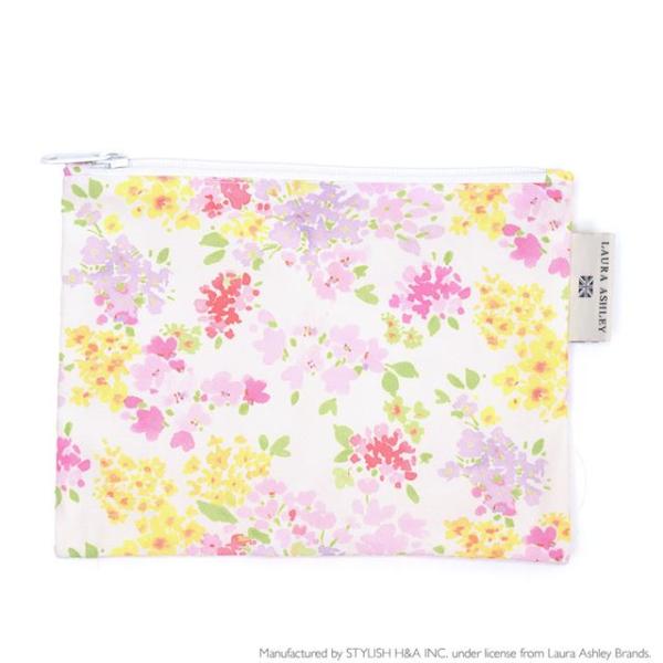 LAURA ASHLEY フラットポーチ 撥水・軽量タイプ Amelie レディース ポーチ 化粧品...