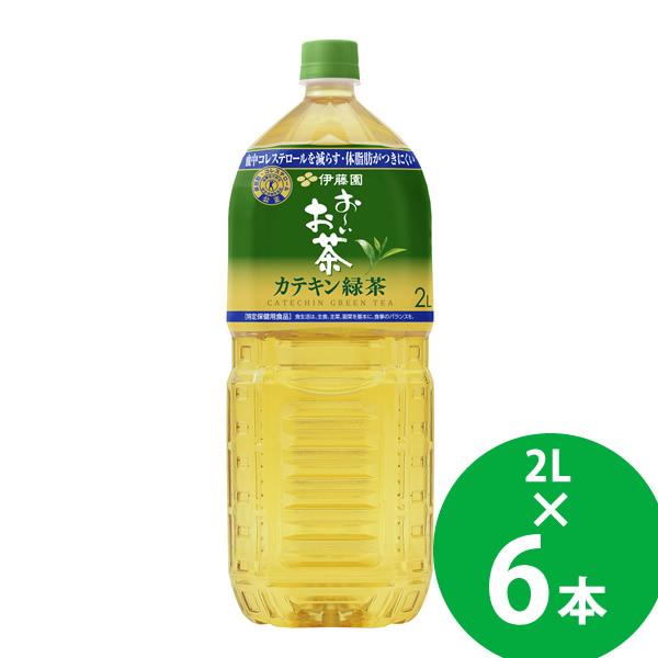 リニューアル 特定保健用食品 伊藤園 お〜いお茶 カテキン緑茶 PET 2L×6本 (送料無料) ト...