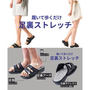 選べるおまけ付き 美姿勢・足裏ストレッチサンダ...の詳細画像2