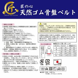 匠の心 天然ゴムの骨盤ベルト (メール便送料無...の詳細画像4