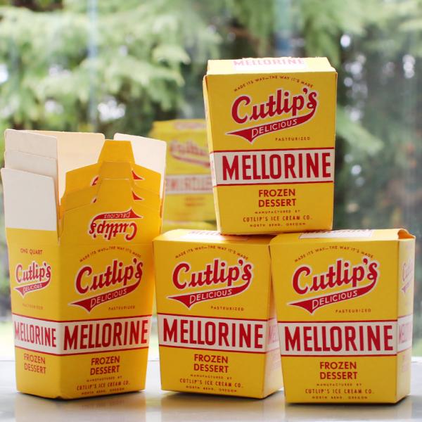 VINTAGEICE CREAM CONTAINER アメリカ アイスクリーム パッケージ 紙 レト...