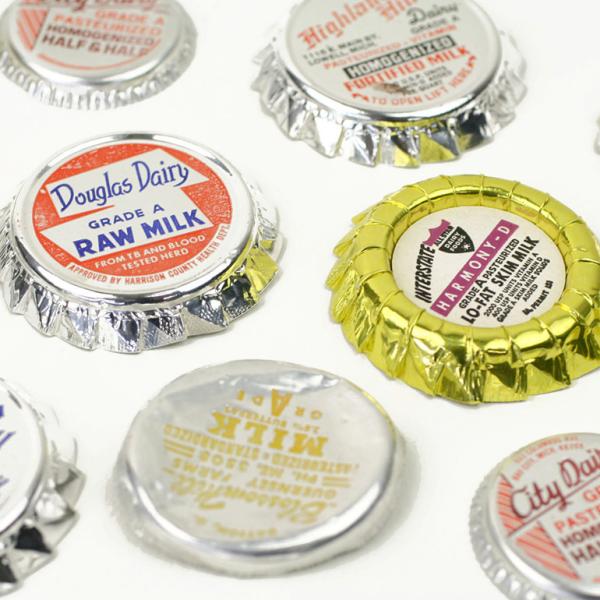 VINTAGEMILK BOTTLE CAP10枚セット