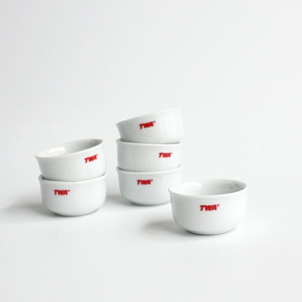 カップ 機内食 食器 VINTAGE ファーストクラス 小皿 調味料 ソース ジャム 陶器トランス・...