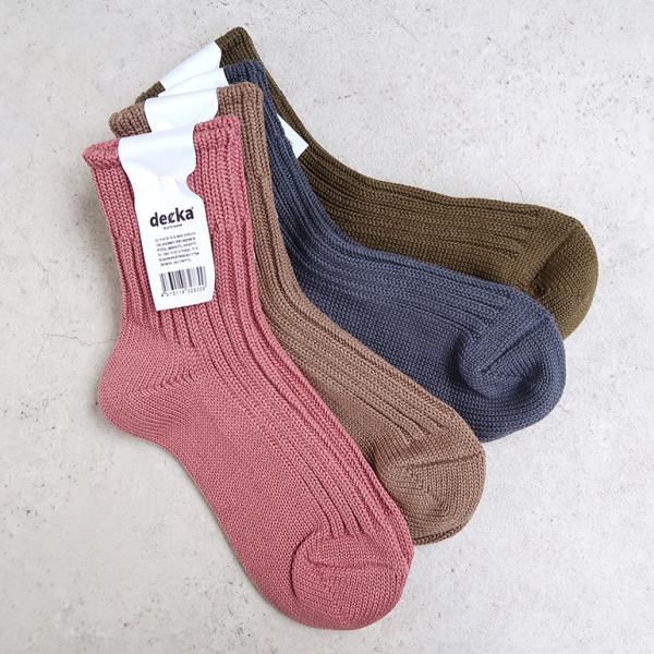 靴下 リブソックス ショート Low Gauge Rib Socks/Short Length デカ...
