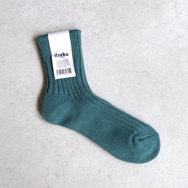 靴下 ソックス ローゲージ ショート丈 日本製 decka quality socks デカクォリテ...