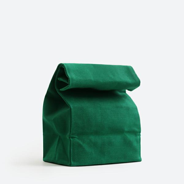 キャンバスバッグ ランチバッグ グロサリーバッグ 紙袋風 パラフィン加工 BROWN CANVAS ...