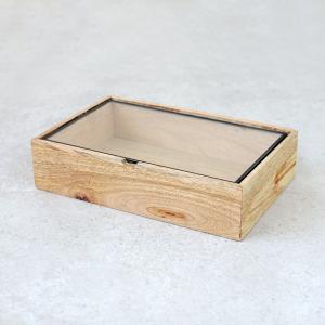 コレクション ボックス ケース 木製 ガラス ディスプレイ ディテール  DETAIL M｜cdcstores