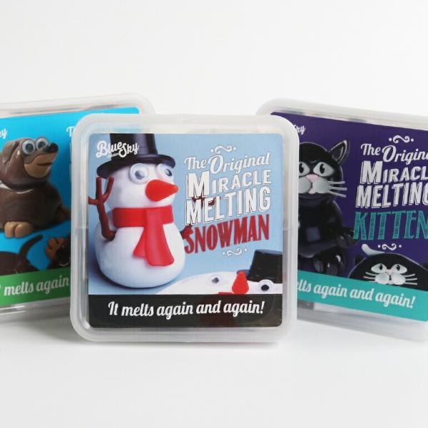粘土 シリコン キット オブジェ 猫 ネコ 犬 イヌ 雪だるま スノーマン HERE ヒア Melt...
