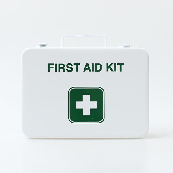 DURHAM ダーム FIRST AID KIT(DM506ステンシル) 長方形／横／大 ファースト...