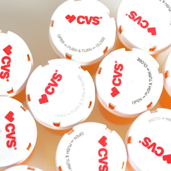 PILL CASECVSPharmacy ピルケース アメリカ オレンジ 筒型 薬 サプリ 小物収納...