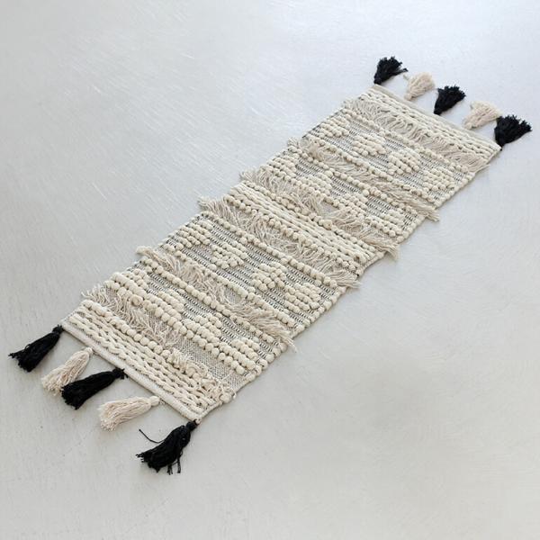 キッチンマット 140 おしゃれ フリンジ マット 綿 アマブロ amabro FLINGE RUG...