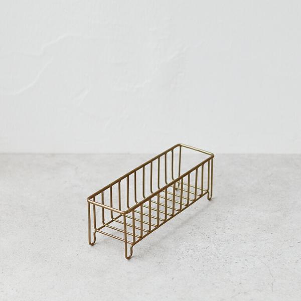 ワイヤーバスケット ブラス S ワイヤーバスケット 整理  吊り収納 インテリア fog フォグ