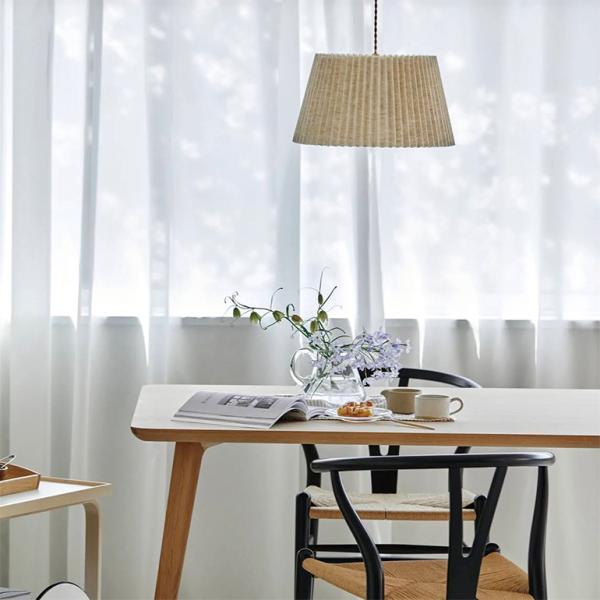 照明 照明器具 ペンダントライト ファブリックシェード 蛇腹 折笠 プルスイッチ 点灯パターン ダイ...